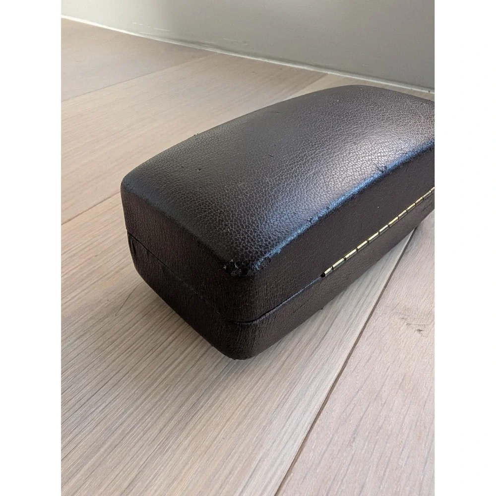 Coach Est. 1941 Brown Hard Eyeglass & Sunglasses Case | Pebbled Finish | Logo
